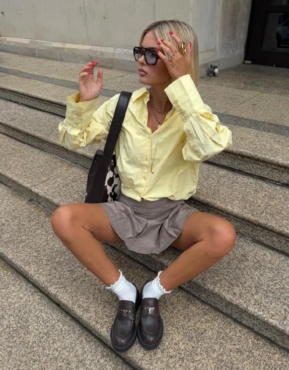 yellow fits 合集|ins时尚博主教你黄色穿搭不踩雷