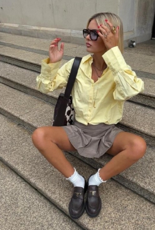 yellow fits 合集|ins时尚博主教你黄色穿搭不踩雷